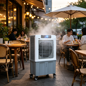 Industrieller Luftzirkulationsventilator mit Wasserkühlung <span class=keywords><strong>Wina</strong></span> 13000CMH Energiesparender Kunststoff-Verdunstungskühler für Fabrik und Lager - Product Image 1