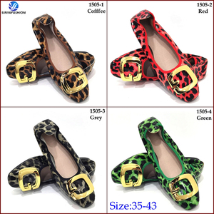 Chaussures de <span class=keywords><strong>danse</strong></span> de haute qualité pour femmes Nouvel arrivage de chaussures et de sacs en gros pour femmes africaines Chaussures plates décontractées - Product Image 5