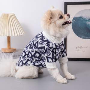 Roupas de inverno para cachorros, roupas de inverno personalizadas de alta qualidade, XS-2XL, de malha, suéter para cachorros e filhotes, vestuário para cachorros pequenos e médios - Product Image 3