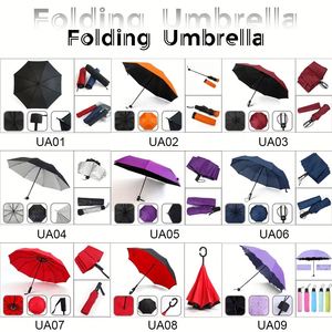 Custom Logo Fully-Automatic Folding <b>Waterproof</b> Umbrella with 190T Nylon Fabric Modern Design-Portable <b>Sunscreen</b> Promotion Gift - Product Image 4