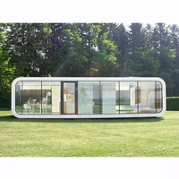 Conteneur d'expédition coulissant ouvert de conception moderne de 40 pieds pliant préfabriqué extensible maison anti-ouragan de 20 pieds avec salle de bain fabriqué en Chine