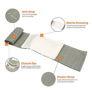 OEM Chine Bandage <span class=keywords><strong>israélien</strong></span> élastique de sauvetage de haute qualité <span class=keywords><strong>pansement</strong></span> médical d'urgence 4 6 pouces Bandage <span class=keywords><strong>israélien</strong></span> de traumatologie - Product Image 3