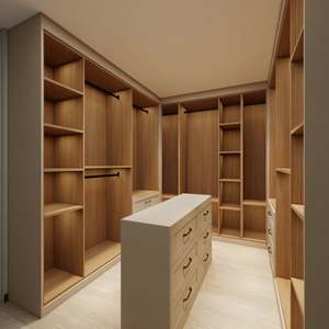 Balom Custom Modular Wardrobe Closet Open Shelving <b>Bedroom</b> Storage <b>Cabinet</b> Custom Design Furniture <b>for</b> Apartments and Villa - Product Image 1