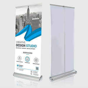 Supporto per Banner a basso costo all'ingrosso in alluminio 85*200cm Kakemono sfondo portatile flessibile a goccia ampia stendardo - Product Image 1