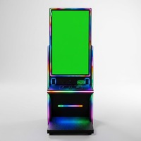 Machine de jeu d'arcade incurvée de 43 pouces avec accepteur de billets, construction en métal et plastique, version anglaise, 1 joueur, prix abordable à vendre
