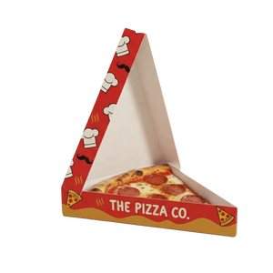 Porta via il contenitore per alimenti Caja De Boite una <span class=keywords><strong>Pizza</strong></span>, scatola per <span class=keywords><strong>Pizza</strong></span> personalizzata con Logo, scatola per conici di <span class=keywords><strong>Pizza</strong></span> a triangolo personalizzata - Product Image 6