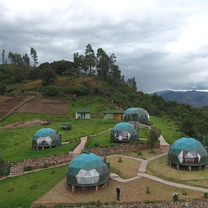 Dôme <span class=keywords><strong>de</strong></span> glamping sur mesure 12m <span class=keywords><strong>avec</strong></span> cuisine et salle <span class=keywords><strong>de</strong></span> bain modulaires à triple couche pour les entreprises hôtelières et le <span class=keywords><strong>camping</strong></span> en gros, à retour sur investissement élevé - Product Image 3