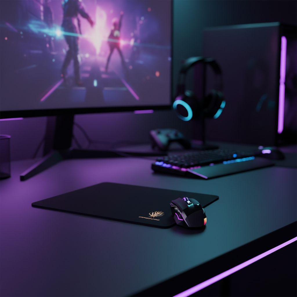 Tigerwings <strong>2025</strong> Smooth Non-slip Rubber Base High Quality Custom Square Gaming Office <strong>Mouse</strong> <strong>Pad</strong> Radiation Protection Scratch