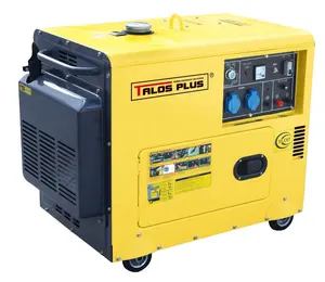 Générateur électrique Portable silencieux pour moteur Diesel, 3kva, 220 v