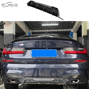 Difusor trasero G20 2017 Sport Pro para parachoques de coche, labio de parachoques trasero de fibra de carbono seco para <span class=keywords><strong>BM</strong></span> <span class=keywords><strong>3</strong></span> series G20 2020 + - Product Image 1