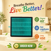Filtre purificateur d'air HEPA et charbon actif, filtre efficacement les bactéries et les allergènes PM2.5 FY1119