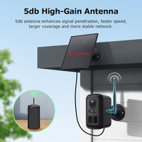 VESAFE Home Hub Solar Wireless Security Camera Outdoor Security Home System 4CH Cam-Kit Smart Alarm PIR and Human Detection