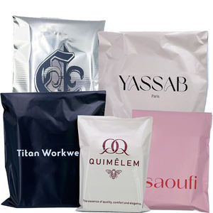 Custom Logo Pink PolyMailer Printed Poly Packing Mailers Bag Matte Poly Mailer <b>Polybag</b> Polymailer Shipping Bag - Product Image 6