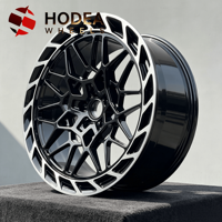 Jantes forgées monobloc personnalisées, finition noire brillante, bord usiné, 5*112, pour BMW Série 3/4/5, 18/19/20/21 pouces, ET et PCD personnalisés