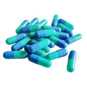 Đóng gói thuốc viên nang rỗng bovine Halal cứng gelatin 0 rõ ràng viên nang màu đỏ trắng preclosed - Product Image 3