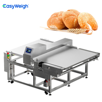 Mesin Detektor Logam Makanan Konveyor Ultra Lebar Anti Air IP54 Baja Tahan Karat Easyweigh FMD-120 untuk Biskuit Cokelat dalam Jumlah Besar