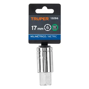 BOX 6 Douille hexagonale 17 mm, entraînement 1/2 po, TRUPER - Product Image 4