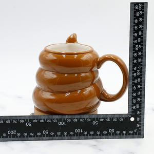 2024 nuevo proveedor de China diseño creativo divertido Poo forma Taza de cerámica taza de café Taza de cerámica personalizada - Product Image 6