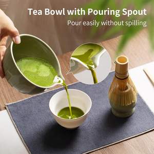 Juego de Batidores de Matcha Más Vendido, 10 Piezas, Incluye Tazón de Cerámica, Colador de Té, Taza Medidora, Ecológico, para Ceremonia del Té - Product Image 3