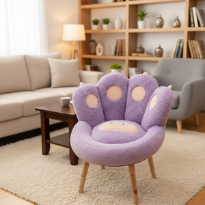 Alfombra Suave <span class=keywords><strong>Junhui</strong></span> con Diseño de Pata de Gato, Relleno de Algodón PP, 45x40cm, para Dormitorio, Balcón, Ventana, Función de Comodidad para Todas las Edades - Product Image 2