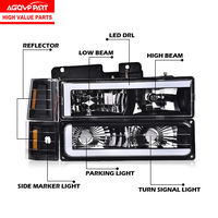 Accesorios para Vehículos, Kit de Carrocería, Faro Lateral 1988-1998 para Chevy GMC C/K 1500 2500 3500