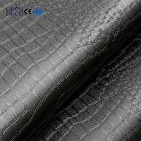 Papier peint autocollant imperméable en similicuir crocodile noir ORON DECO, papier peint auto-adhésif, autocollant 3D pour mur de chambre