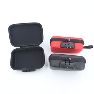 <b>EVA</b> Zipper Box Black Combination Lock Storage Bag For 3C Digital Products Headphone Packaging - Product Image 2