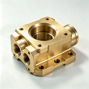 Bloc de soupapes hydrauliques usiné sur mesure par CNC, boîtier multi-ports, pièces de collecteur mécanique de précision en alliage d'acier inoxydable et de laiton - Product Image 3