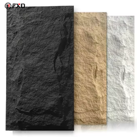 Panneaux muraux 3D en polyuréthane imitation pierre blanche pour l'intérieur - Vente en gros