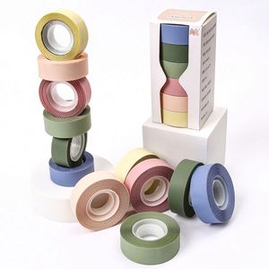 HengXin Transparent Stationery Tape Morandi Colors School Supplies Marking Tape Index Tabs <b>Creative</b> - Product Image 6