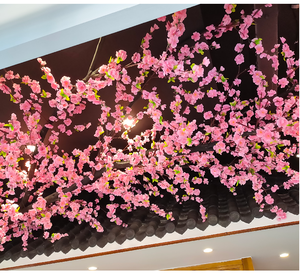 Árbol Artificial de Flores de Cerezo para Techo, Ramas de Flores de Durazno, Decoración de Pared, Flor de Cerezo Artificial - Product Image 3