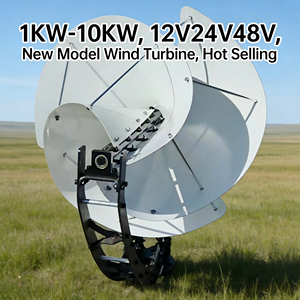 Générateur éolien spiralé 1KW-5KW / 1KVA-5KVA 12V 24V 48V 96V 220V Triphasé PMG - Product Image 2