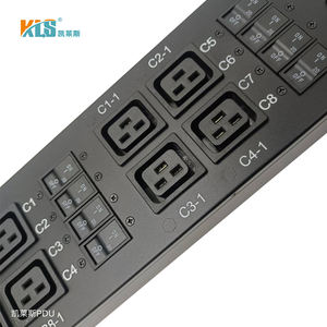 PDU CA Trifásico de Alta Potência 415V 90KW 125A com Disjuntor e Tomadas IEC320C19/IEC320C13, em Chapa Metálica Preta de Alta Qualidade - Lançamento Quente - Product Image 5