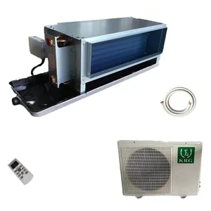 공냉식 패키지 에어컨 24000btu 2 톤 3hp 6100w 7500w vrf vrv 덕트형 팬 코일 유닛 220v 318v 440v 홈 AC 유닛