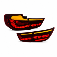 Conjunto de Luces Traseras LED Secuenciales con Diseño de Escamas de Dragón para BMW Serie 3 GT F34 2013-2020, Accesorios de Iluminación Automotriz