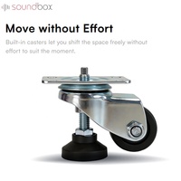 Cabine insonorisée portable Soundbox pour bureau, appels téléphoniques, studio d'enregistrement, utilisation à domicile