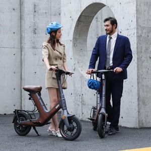 Scooter Eléctrico D50 de 500W y 14 Pulgadas con Asiento Extraíble, Scooter Compartible para Desplazamientos, Vehículo de Transporte - Product Image 4
