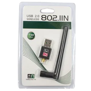 Dongle 150Mbps USB2.0 Draadloze Wifi Adapter Netwerk Kaarten MTK7601 Draadloze Usb Netwerkkaart IEEE802.11b/G/N Usb adapter