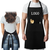 5 pièces logo personnalisé enfants femmes hommes tabliers imperméables cuisine cuisine Restaurant Chef tablier pour beauté ongles Salon de coiffure barbier