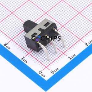 SS-12D06-G070 Slide Switch Through hole,12.7x6.6x6.4mm Switch Single Pole Double Throw Rectangle Pin Header PC Pin 12.7mm - Product Image 2