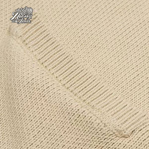 Cardigan en tricot à col rond pour <span class=keywords><strong>homme</strong></span> en coton avec un grand motif brodé sur une grande surface, boutonné surdimensionné - Product Image 5