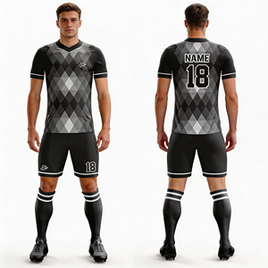 เสื้อฟุตบอลแบบซับลิเมชั่นทันสมัย คุณภาพสูงจากโรงงาน สำหรับผู้ใหญ่ - Product Image 1