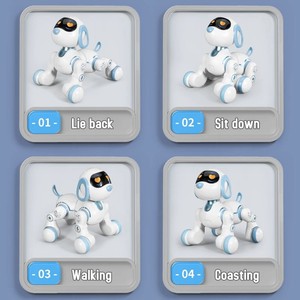 Jouet télécommandé Jumon, chien robot intelligent, musique, danse, programmation, jouet chien infrarouge spécial - Product Image 4