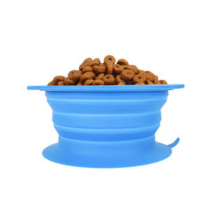 Portátil 350ml Silicone Dobrável Garrafa De Água Durável Plástico <span class=keywords><strong>Dog</strong></span> Food Container Dobrável Gato Pet <span class=keywords><strong>Bowl</strong></span> para Acampamento Ao Ar Livre - Product Image 5