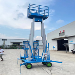 Piattaforma di Sollevamento Verticale Elettrica a Doppio Albero in Alluminio, Capacità 250-300 kg, Altezza 7,8-16 m, per Lavori Aerei - Product Image 5
