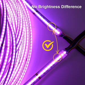 Bande <span class=keywords><strong>LED</strong></span> COB RGBCCT ultra longue professionnelle haute densité 48V sans chute de tension, <span class=keywords><strong>ruban</strong></span> flexible sans points IP20 RA90 pour plafond de projet - Product Image 4