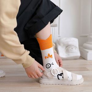 Soft Fashion Combed Cotton High Quality Cute Colorful Cartoon Crew Women <b>Socks</b> - Product Image 3