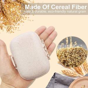 卸売環境にやさしいBPAフリーポケット両面ピルボックス8コンパートメントミニポータブル薬ケース屋外用ビタミン用 - Product Image 2