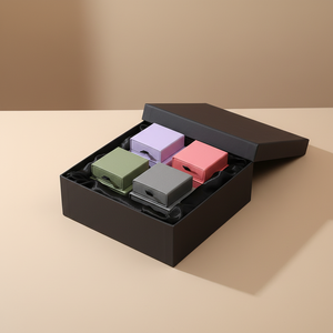 Custom Color Logo Printed Luxurious <strong>Trinket</strong> Jewelry Packaging Boxes White Green Square Drawer Paper Gift <strong>Box</strong> - Product Image 2