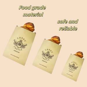 Wholesale Custom Fries Bread Cookie Donut Packing Costom Logo Takeaway Food <b>Bag</b> Bread Paper <b>Bags</b> - Product Image 5